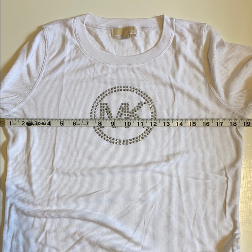 Michael Kors White Long Sleeve Top - Picture 6 of 9